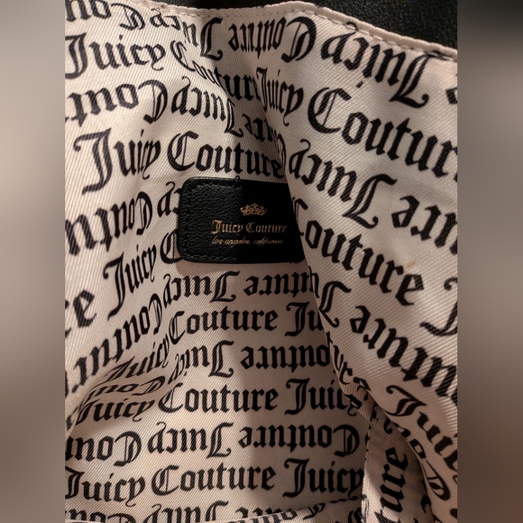 Juicy Couture Striped Black and Cream Tote - Picture 2 of 7